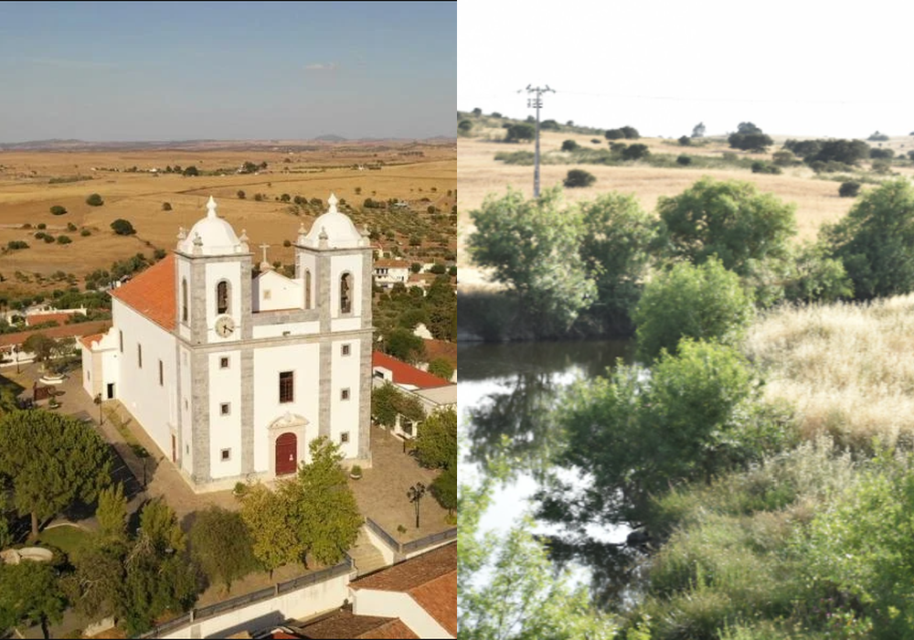 D. Sebastião, a Igreja Matriz e a Ribeira da Maria Delgada